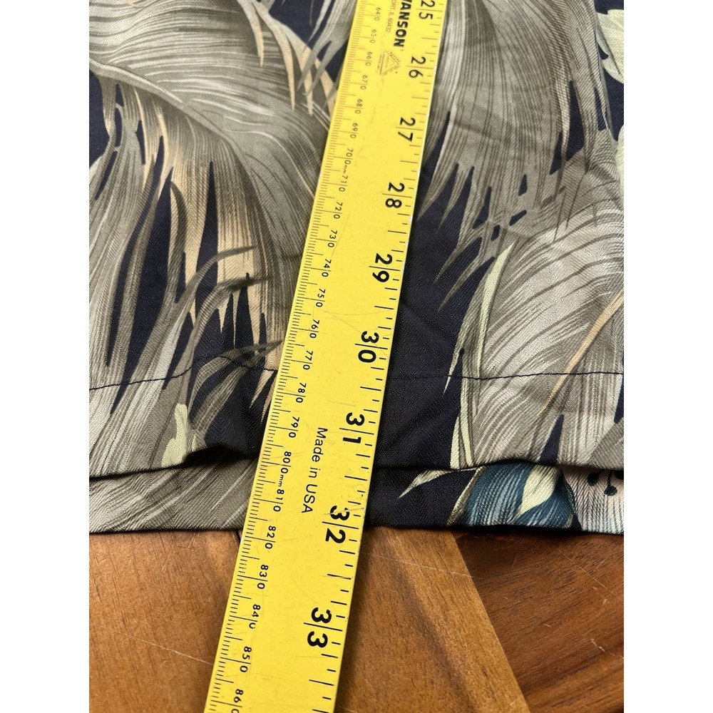 Tommy Bahama XL Men's 100% Silk Short Sleeve Button Up Shirt Tropical Floral - Picture 6 of 6